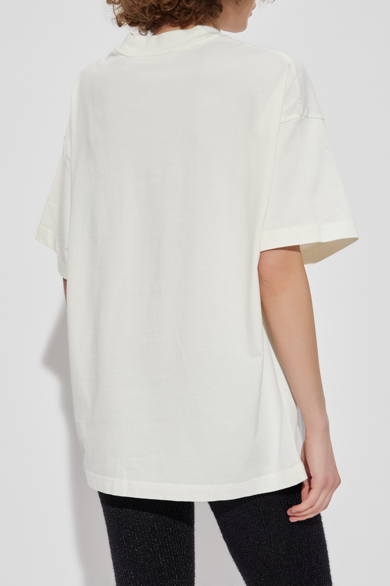 PALM ANGELS ミラノスタット装飾クルネックTシャツ 【関税込】 Palm Angels T-shirt with logo | Women's Clothing | Vitkac